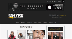 Desktop Screenshot of jamthehype.com